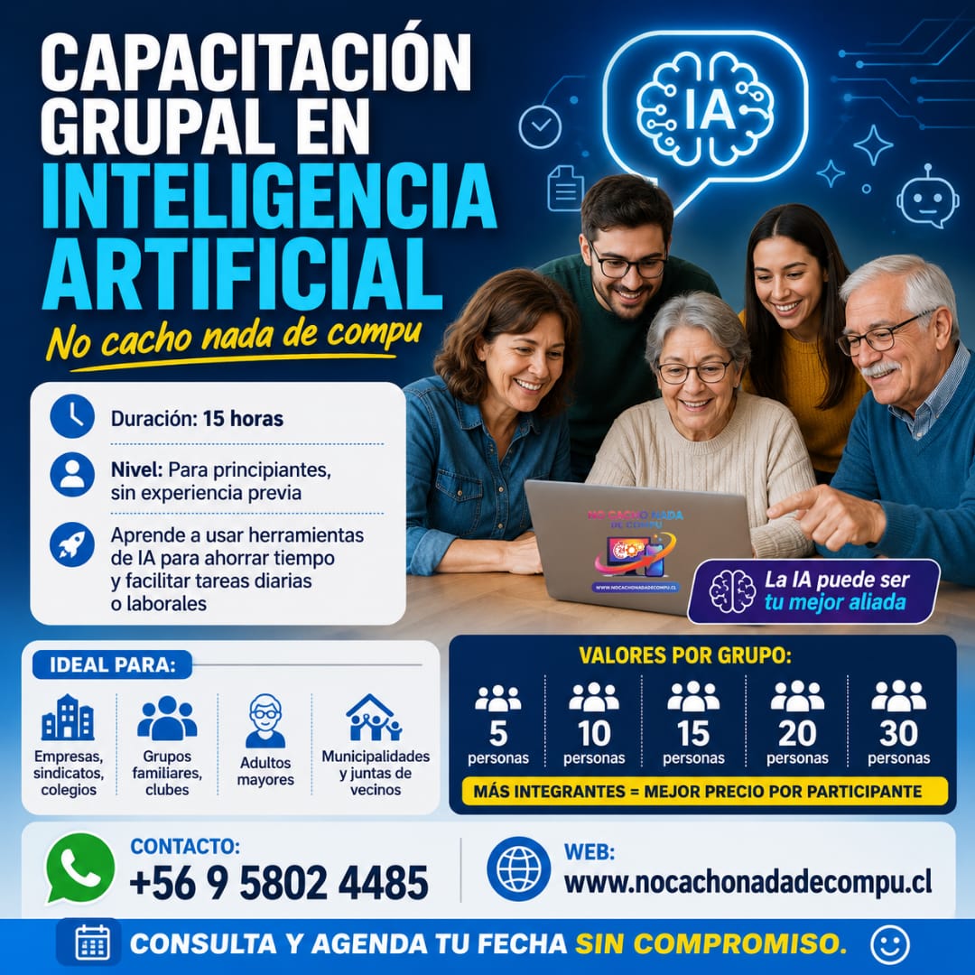 Capacitación Grupal en Inteligencia Artificial
